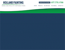 Tablet Screenshot of hollandpainters.com